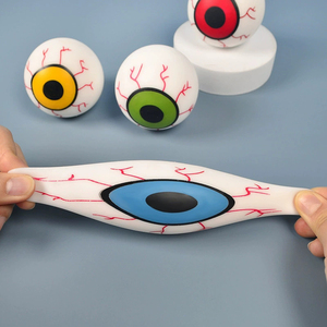 Juguete Blandito de Ojo de TPR con Venas Rojas y Iris Coloridos, Venta al por Mayor de Fábrica, Ideal para Recuerdos de Fiesta de Halloween - Product Image 1