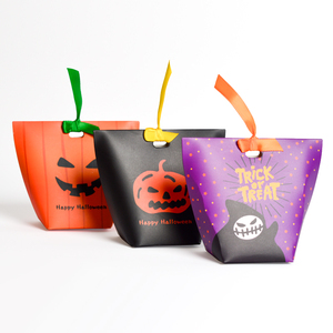 Hot Selling Pumpkin Witch Design Cookie Boxes for <strong>Halloween</strong> Bakery Candy Sweet Paper Boxes Embossing Matt Lamination Food Sugar - Product Image 3