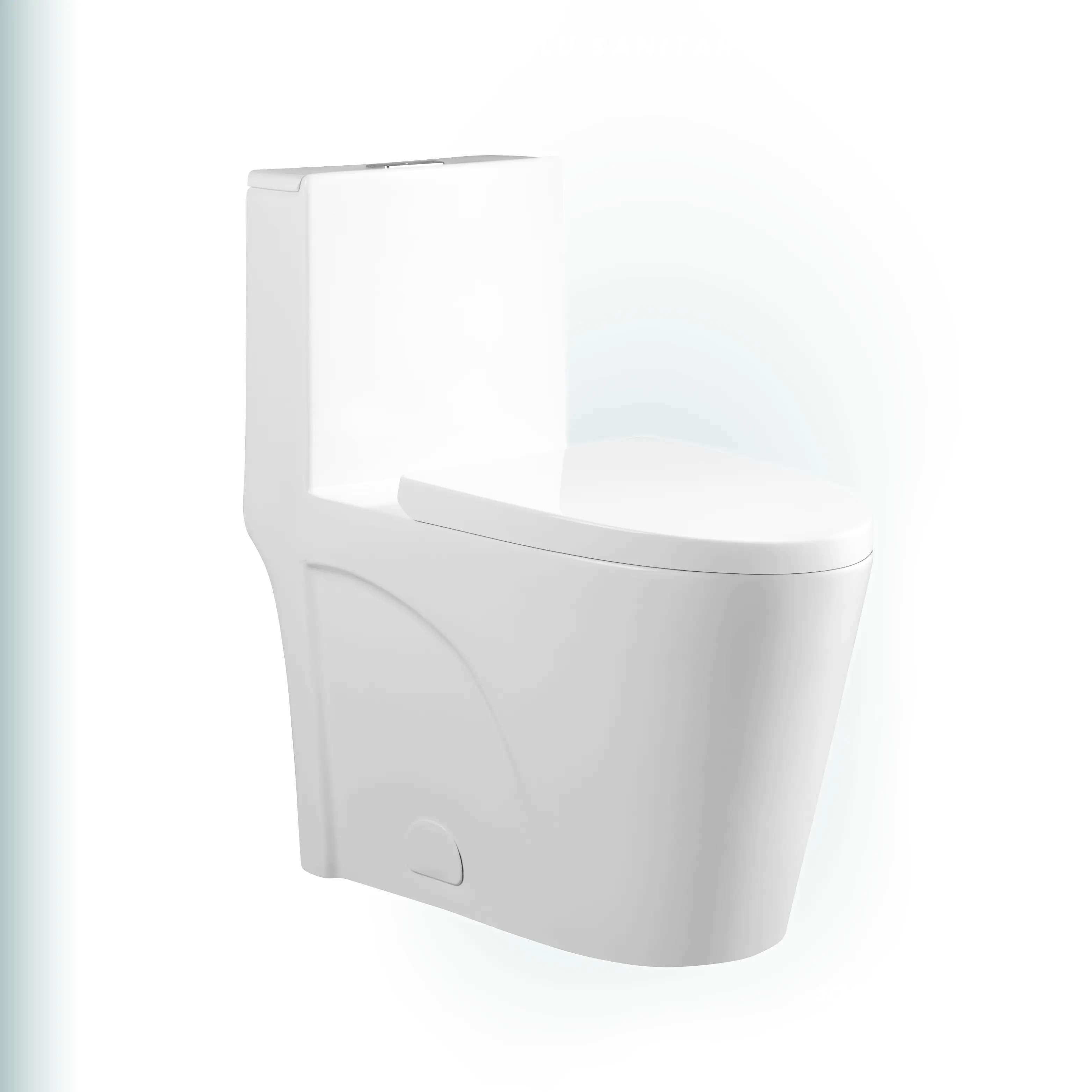 BAILU A-907H人気製品デュアルフラッシュサイフォニックWCMap1000gワンピースSトラップADAトイレ準拠の細長いセラミックトイレ