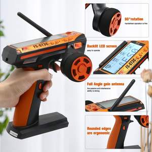 Transmisor RC Flysky FS-GT3C 2.4GHz 3CH con Receptor FS-GR3E, Control Remoto LCD para Auto y Barco RC - Product Image 4