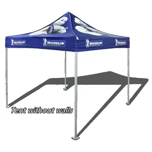 Özel baskı kolay katlanabilir Pop Up fuar çadırı çift üst ticari 10x20 gölgelik çadır