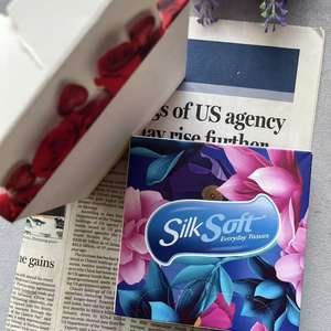 <span class=keywords><strong>WELLPAPER</strong></span> Boîte de mouchoirs en papier facial 3 plis en pâte de bois vierge pour usage domestique - Product Image 4