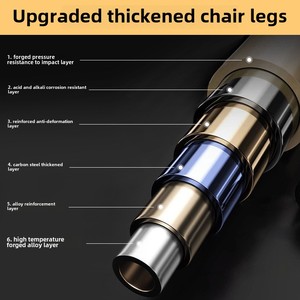 كرسي القمر الخارجي عالي الظهر على الطراز الحديث قابل للطي كرسي حديقة شاطئ وصيد الأسماك معدات هدف الحديد من نسيج أكسفورد للتخييم - Product Image 3