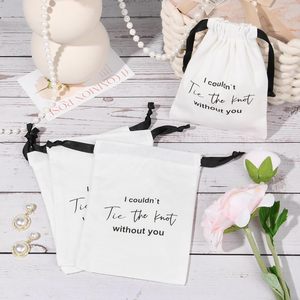 Wholesale Drawstring Jewelry Pouch Bridesmaid <b>Gift</b> <b>Bags</b> Linen Cotton Fabric <b>Wedding</b> Bridal Party Favor <b>Bags</b> - Product Image 6