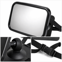 Miroir de voiture pour bébé grand angle, miroir d'observation orienté vers l'arrière pour la sécurité des nourrissons et des enfants dans le siège auto