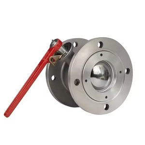 Valvola a sfera quadrata della flangia della lega di alluminio di marca di Bernet per le autocisterne ed i camion Sprinkler - Product Image 1