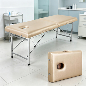 <span class=keywords><strong>Table</strong></span> <span class=keywords><strong>de</strong></span> massage <span class=keywords><strong>pliante</strong></span> à prix abordable, bonne qualité, 2 sections, réglable en hauteur, portable, pour spa - Product Image 5