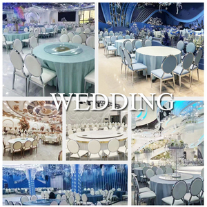 Silla Redonda Dorada <span class=keywords><strong>de</strong></span> Hierro con Respaldo, Popular <span class=keywords><strong>para</strong></span> Alquiler en Bodas, Eventos y Salones <span class=keywords><strong>de</strong></span> Banquetes - Product Image 4