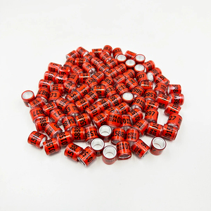 2025 8mm <strong>Nl</strong> <strong>Pigeon</strong> Foot <strong>Ring</strong> Aluminum Plastic Material Bird Foot <strong>Ring</strong> with Numbers Multicolor Optional Bird Supplies - Product Image 4