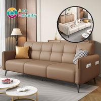 Canapé convertible deux places en velours Antnovel, fauteuil pliable avec fonction lit et élévateur TV, revêtement en tissu pour salon et chambre à coucher