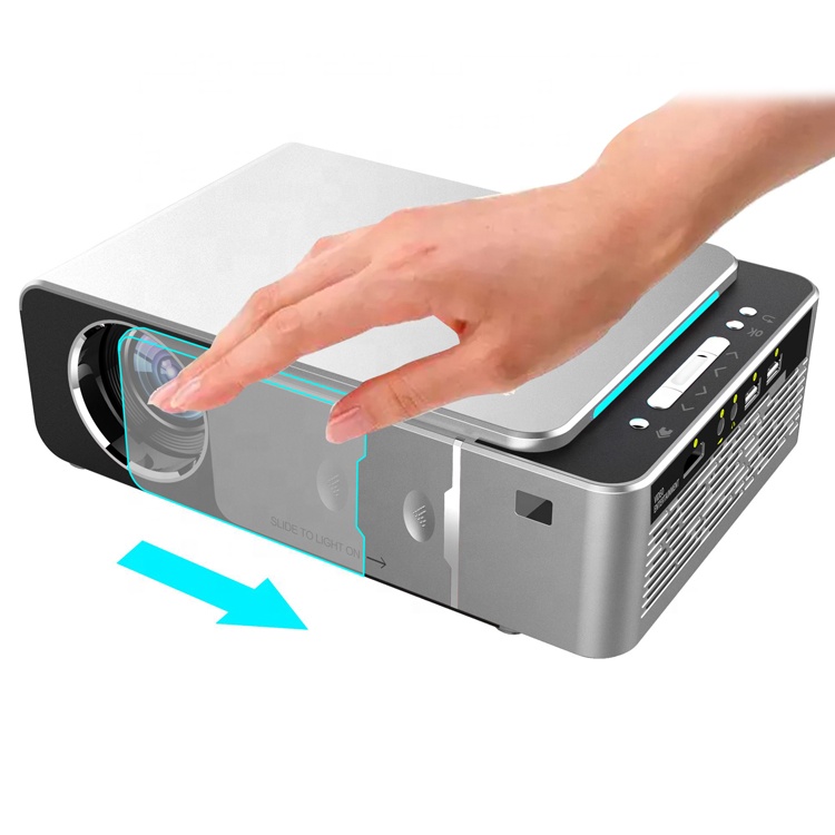 T6 Android Wifi умный экран обновление истинных цветов 3000 люмен 720p цифровой проектор с высоким коэффициентом пропускания Tft-lcd