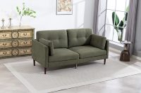 Vente directe d'usine, canapé-lit convertible moderne en métal et tissu de haute qualité, pliable, en forme de L, pour salon