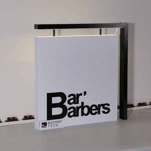 Custom Led Illuminated Blade <b>Sign</b> <b>Light</b> Box Outdoor Wall Hanging Advertising Board for Shop Store Business Logo Display - Product Image 2