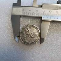 Copie de pièce de monnaie vintage 1918 Illinois Commemorative Silver Half Dollar en alliage de laiton