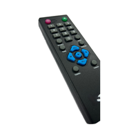 Télécommande OEM ODM de haute qualité avec lumière LED 2 * pile AAA roulant et code fixe pour l'audio domestique prix de gros