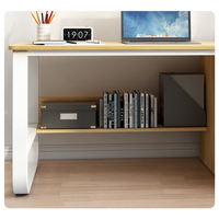 Bureau de luxe moderne et contemporain en MDF bureau en chêne artificiel extensible et durable bureau de villa du directeur de l'hôpital de l'école à domicile