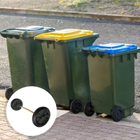 Roues de remplacement pour poubelle, poulie pour poubelle, poulie pour bac à déchets, pièces et accessoires pour poubelle