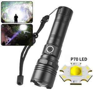 Công suất cao 30W/P70 dẫn tự vệ Đèn pin zoom focus đuôi nam châm điện ngân hàng Torch đèn vàng Màu Đỏ cắm trại đèn - Product Image 2