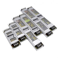 Transformateur LED 150W 12V 12,5A à sortie unique, alimentation ultra-mince pour bande LED, plage d'entrée générale conforme aux normes CE ROHS