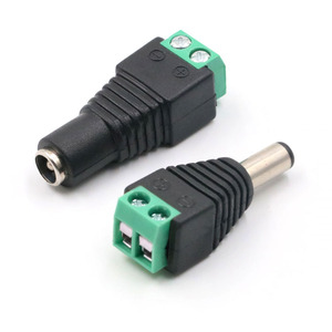 Caméras CCTV 5.5x2.1mm 5.5x2.5mm mâle femelle <span class=keywords><strong>prise</strong></span> d'alimentation cc adaptateur connecteur - Product Image 2