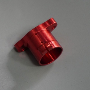 Soporte de Motor de Aleación de Aluminio Rojo Mecanizado con CNC de Precisión para Piezas de Ensamblaje Mecánico - Product Image 3