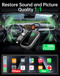 Dongle adaptador Carplay USB inalámbrico OEM ODM para coches <span class=keywords><strong>Android</strong></span> y iPhone compatible con Toyota Fiat Audi para Porsche - Product Image 6