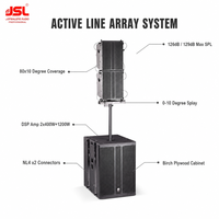 Sistema de Altavoces Line Array Activos JSL K6 K7, Subwoofer Amplificado, Sistema PA de 2 Vías para Sonido en Vivo, Conciertos, Eventos y Escenarios