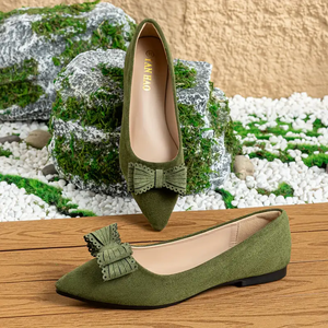 <span class=keywords><strong>Ballerine</strong></span> Classiche a Punta Chiusa, Design Confortevole per Uso Quotidiano, Viaggi d'Affari, Liquidazione Autunno-Estate, Slip-On - Product Image 2