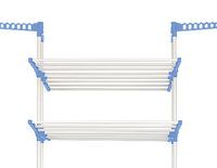 Séchoir à Linge Mobile 4 Niveaux Extensible Vertical Pliable pour Serviettes et Vêtements Vente en Gros