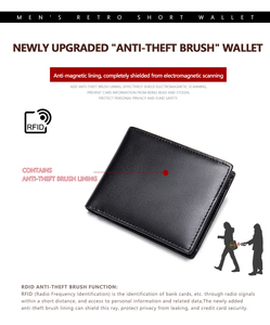 Portefeuille <span class=keywords><strong>homme</strong></span> Marrant 7328, portefeuille à rabat avec <span class=keywords><strong>porte</strong></span>-cartes et pince à billets, fin, anti-RFID, en <span class=keywords><strong>cuir</strong></span> véritable. - Product Image 4