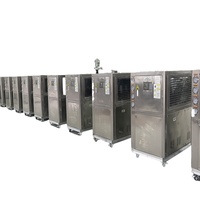 Refroidisseur refroidi par air d'acier inoxydable de 10 tonnes pour le refroidisseur d'eau de l'industrie alimentaire QTC-10ACss le refroidisseur de refroidissement industriel de défilement 10hp