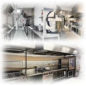 Commercial Stainless Steel Tools Hotel Korea Restaurant One Stop Solution Kitchen Equipment
