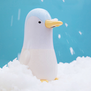 Bình Xịt Xà Phòng 150Ml Cho Trẻ Em, Bình Đựng Bọt Xà Phòng Tự Động Nhỏ Hình Chim Cánh Cụt Dễ Thương Chạy Điện - Product Image 4