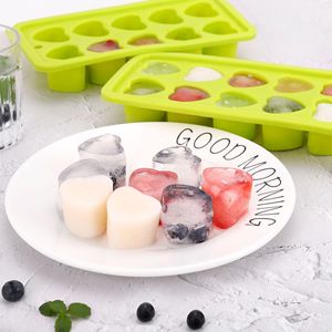 Prodotti per la cucina vassoio di ghiaccio a forma di cuore utensili a forma di stella stampi per ghiaccio da cucina tavolo in Silicone vassoio per cubetti di ghiaccio - Product Image 4