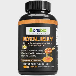 Factory Supply Royal Jelly Hard Capsule Organic Honey Royal Jelly Powder Capsules