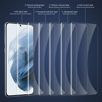 Protecteur d'écran en verre trempé liquide UV incurvé 3D pour Google Pixel 7 Pro, emballage de vente au détail