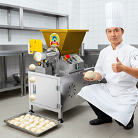 Diviseuse de pâte pneumatique à double vis de haute précision, poids réglable 5g-300g, pour pizzeria et boulangerie