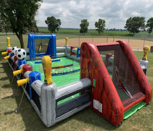 Juego deportivo de entretenimiento humano de grado comercial, castillo hinchable, <span class=keywords><strong>campo</strong></span> de fútbol inflable - Product Image 3