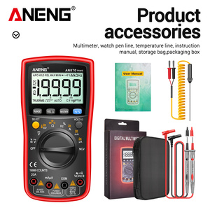 Multimètre numérique à plage automatique ANENG AN870, 19999 points, véritable valeur efficace, haute précision, AC/DC, testeur de transistor NCV pour la réparation de té<span class=keywords><strong>l</strong></span>éphones mobiles - Product Image 6
