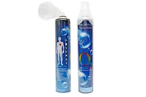 Contenitore d'<span class=keywords><strong>aria</strong></span> con boccaglio, bombola di ossigeno portatile, <span class=keywords><strong>bomboletta</strong></span> spray vuota - Product Image 5