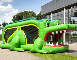 2025 Casa <span class=keywords><strong>de</strong></span> salto <span class=keywords><strong>de</strong></span> cocodrilo para niños 10x4m Inflables carrera <span class=keywords><strong>de</strong></span> obstáculos <span class=keywords><strong>de</strong></span> cocodrilo Venta - Product Image 1