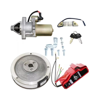 ELEKTRISCHE START-KITS GX270 GX270 GX240 GENERATOR GEHÄUSE STARTER MOTOR SCHWUNGRAD-LADE SPULEN SCHALTER
