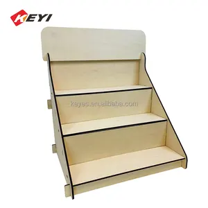 Wooden Portable Retail Table Display Stand Countertop Craft Shows Soap Display stand Spices Cups display rack coffee essential