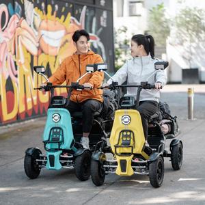 แบตเตอรี่ลิเธียม H O 48V 500W กันน้ำ ระบบกันสะเทือนเต็มรูปแบบ เบรกดิสก์ไฮดรอลิก สกู๊ตเตอร์สำหรับผู้ใหญ่ 4 ล้อ ระยะทางวิ่ง 60-80 กม. - Product Image 4