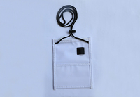 Unionpromo Dompet Leher Nilon, Tas Dompet Pemegang Id Konferensi Kustom