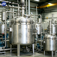 Cuve de mélange homogénéisante électrique en acier inoxydable, homogénéisateur, capacité 1000L, puissance 7,5kW, 220V/380V, pour liquides cosmétiques