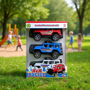 4X4 <b>Police</b> Clutch <b>Car</b> Toy Vehicle 29x20x9 Cm <b>For</b> <b>Kids</b> Ages 3+ - Product Image 3