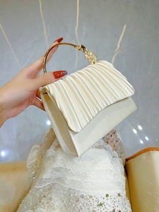 PLAYMAX Nouvelle Pochette de Soirée Classique de Luxe Premium pour Femme, Sac à Bandoulière Polyvalent, Sac à Main, Sac à Épaule Unique, Pochette à Chaîne en Polyester - Product Image 4