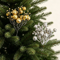 LANTINGXU Décorations de Noël personnalisées en or, argent et rouge, fournis directement par l'usine