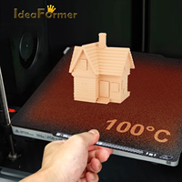 Ideaoghts baru Hotbed dua sisi Cold Rolled plat dilapisi 257x257mm hitam 216g untuk Bambu Lab X1 P1P A1 Series